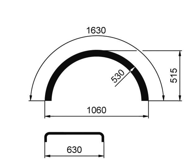 BLATNIK 630X1630X1060mm