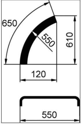 BLATNIK ČETRTINKA 550x650 R550