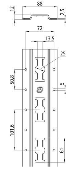 LETEV COMBI TRAK FE 3048mm Zn o24