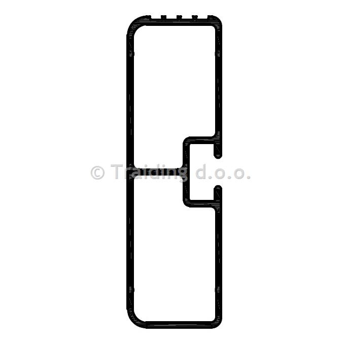 PROFIL BOČNE ZAŠČITE ELOX 4.5m,6.6m,7.5m
