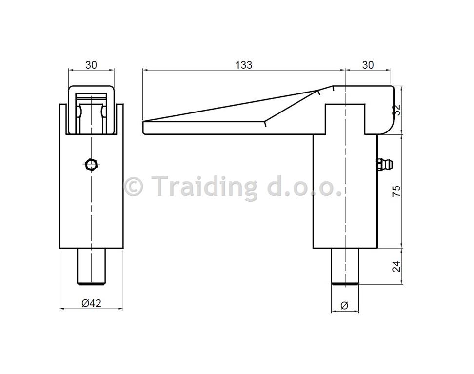 ZATIČ VZMETNI FI 25 Zn