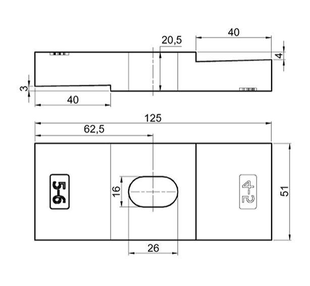 KLEME PRITRDILNE ŠASIJE 4/5 5/6mm Zn
