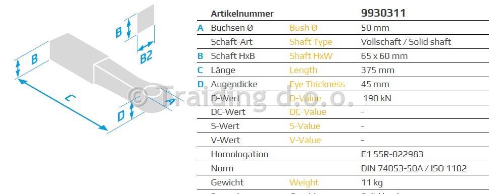 RUDA ZA VARJENJE FI 50 65x60