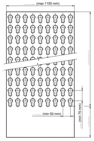 PLOČEVINA ALU PERFORIRANA1,15X2,5mX2mm