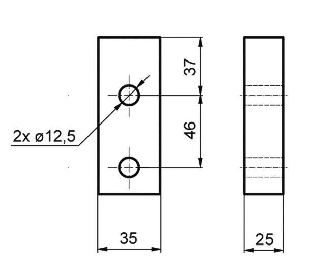 DISTANČNIK OJAČITVE PREDNJE STENE MAX