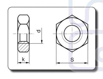 MATICA M8 DIN 439 B, Galv.