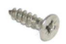 VIJAK ZA LES, 5X20, INOX, DIN 7997