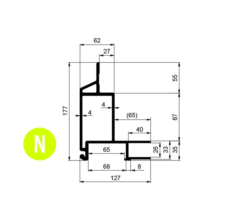 STEBER ALU CS MAX PREDNJI 3150 N ELOX