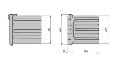 ZABOJ ZA ORODJE SCHMITZ 650/600X420X390