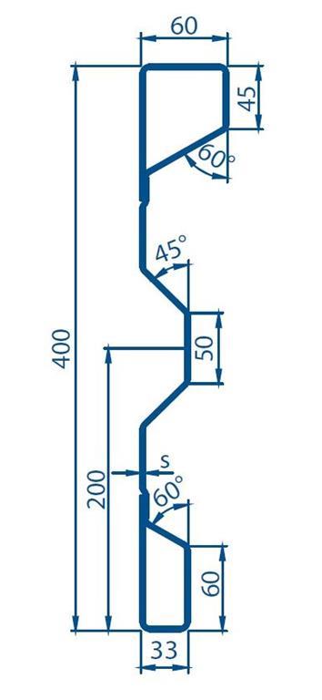 STRANICA KIPERSKA Fe BKT 400x2x6050mm