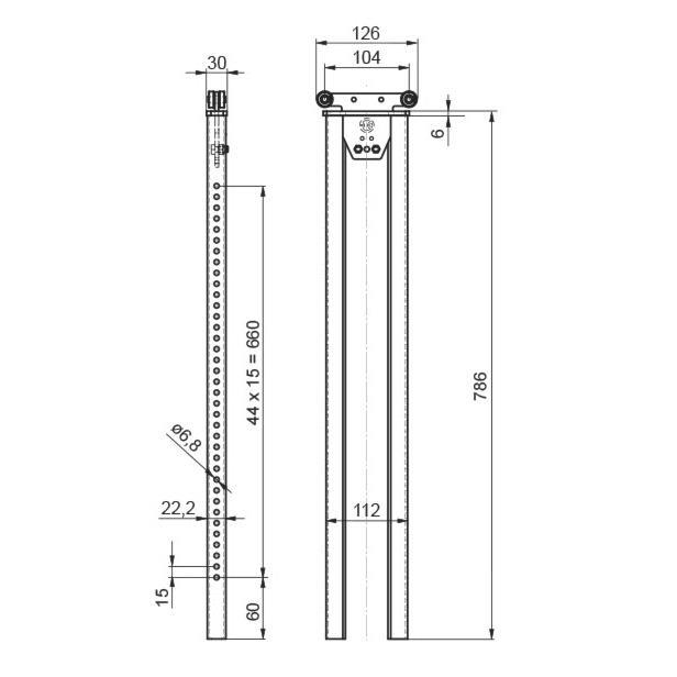 ZGORNJI DEL RAVEN ZA SLIMLINER LARGE