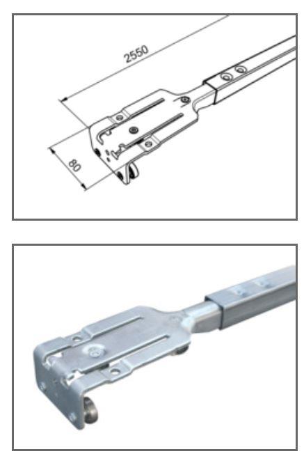 PREČKA STREHE SESAM SLIMLINER LMS 2550mm